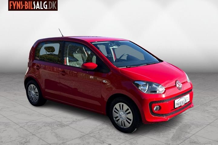 Rød VW UP! fra 2014