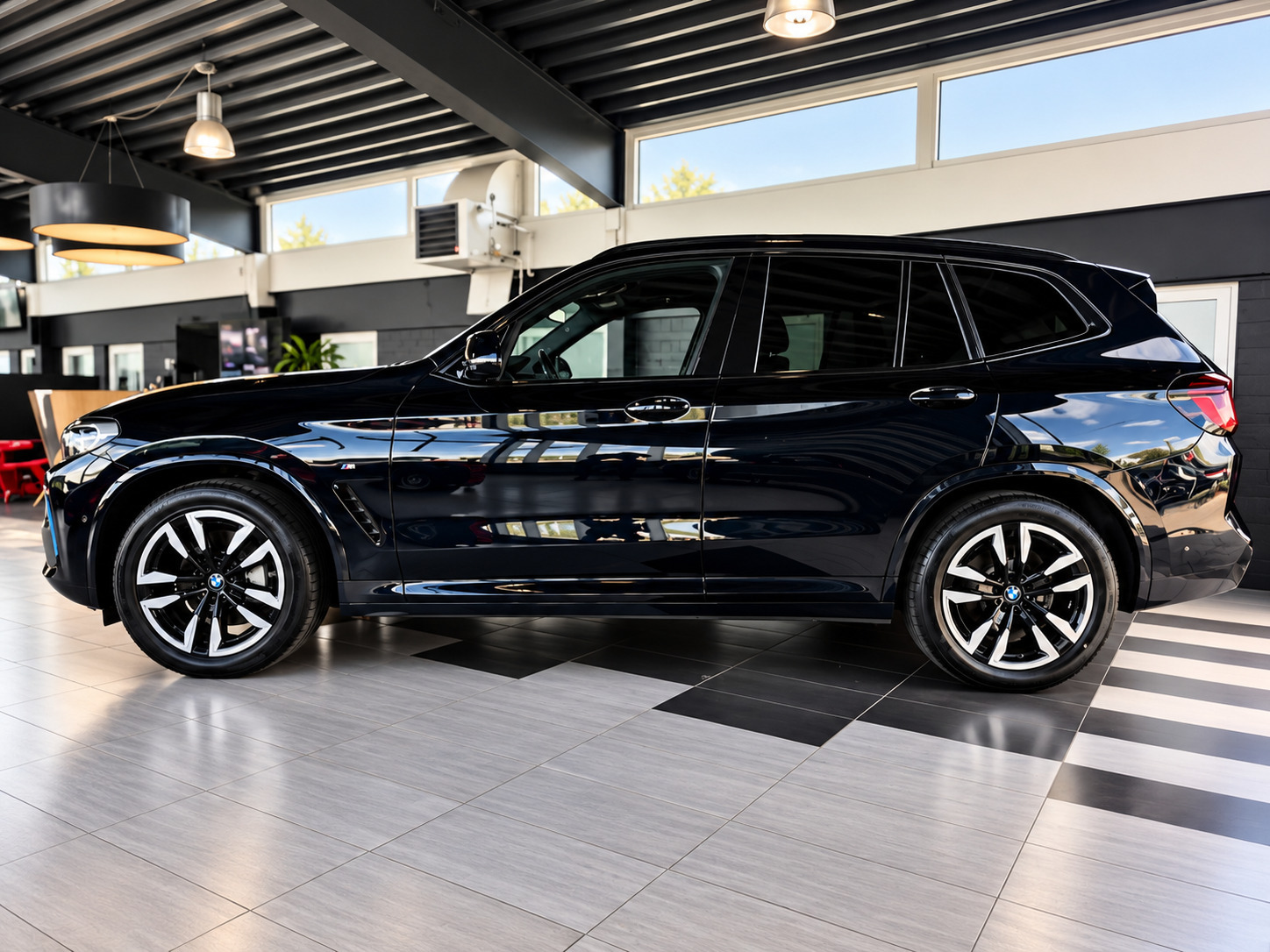 Sort BMW iX3 fra 2023