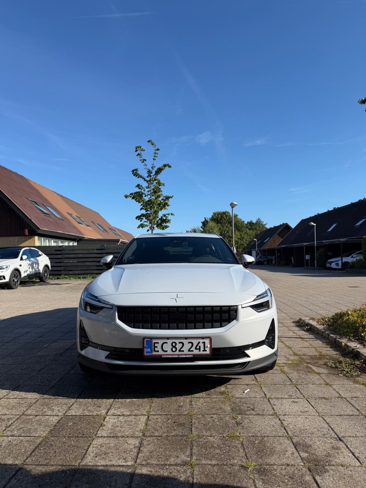 Hvid Polestar 2 fra 2023