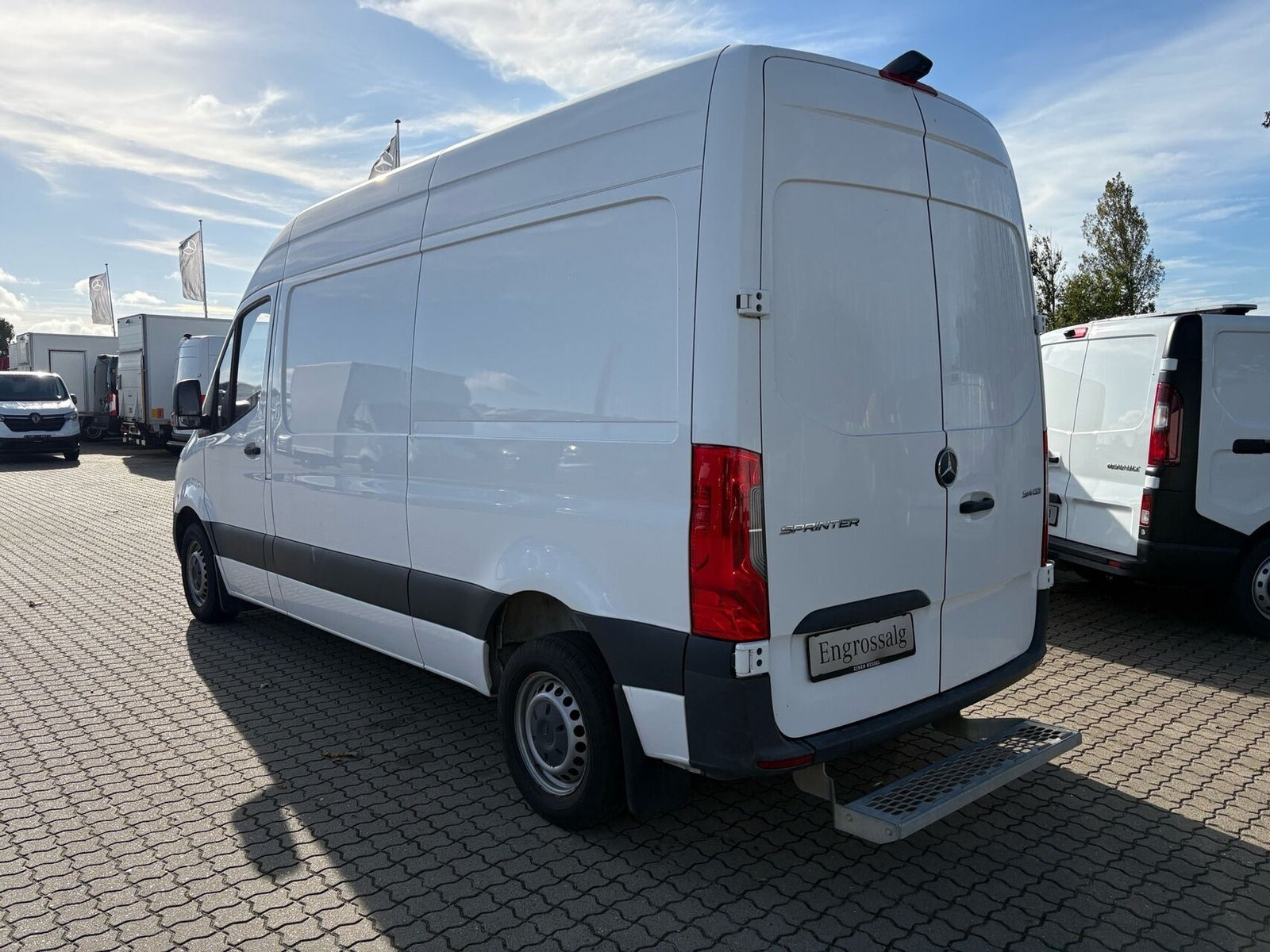 Hvid Mercedes Sprinter 314 fra 2020