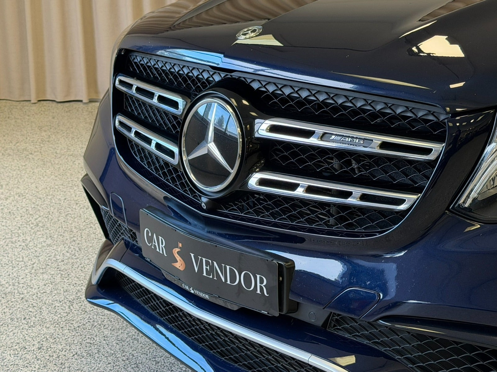 Blå Mercedes GLS63 fra 2018