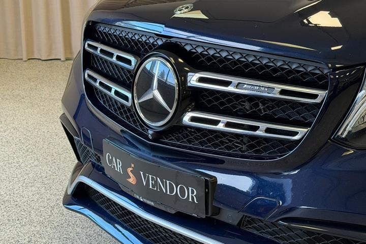 Blå Mercedes GLS63 fra 2018