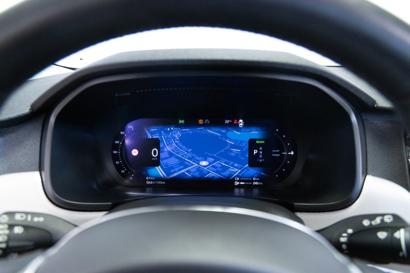 Grå Volvo V90 fra 2023