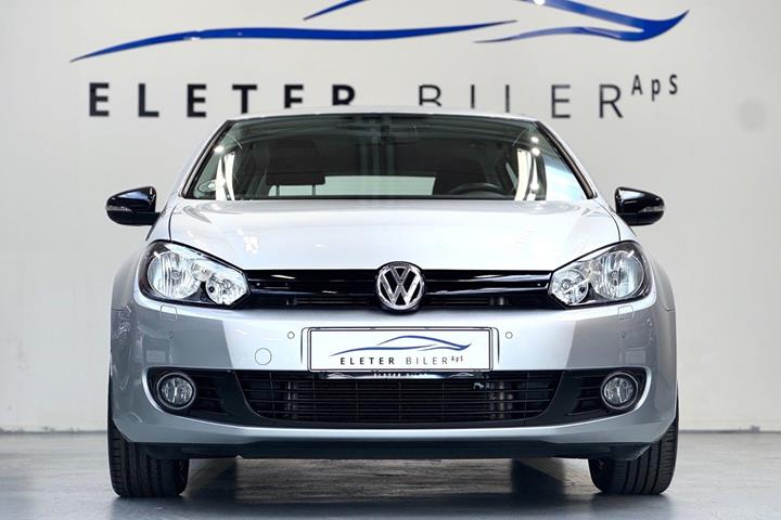 Sølv VW Golf VI fra 2012