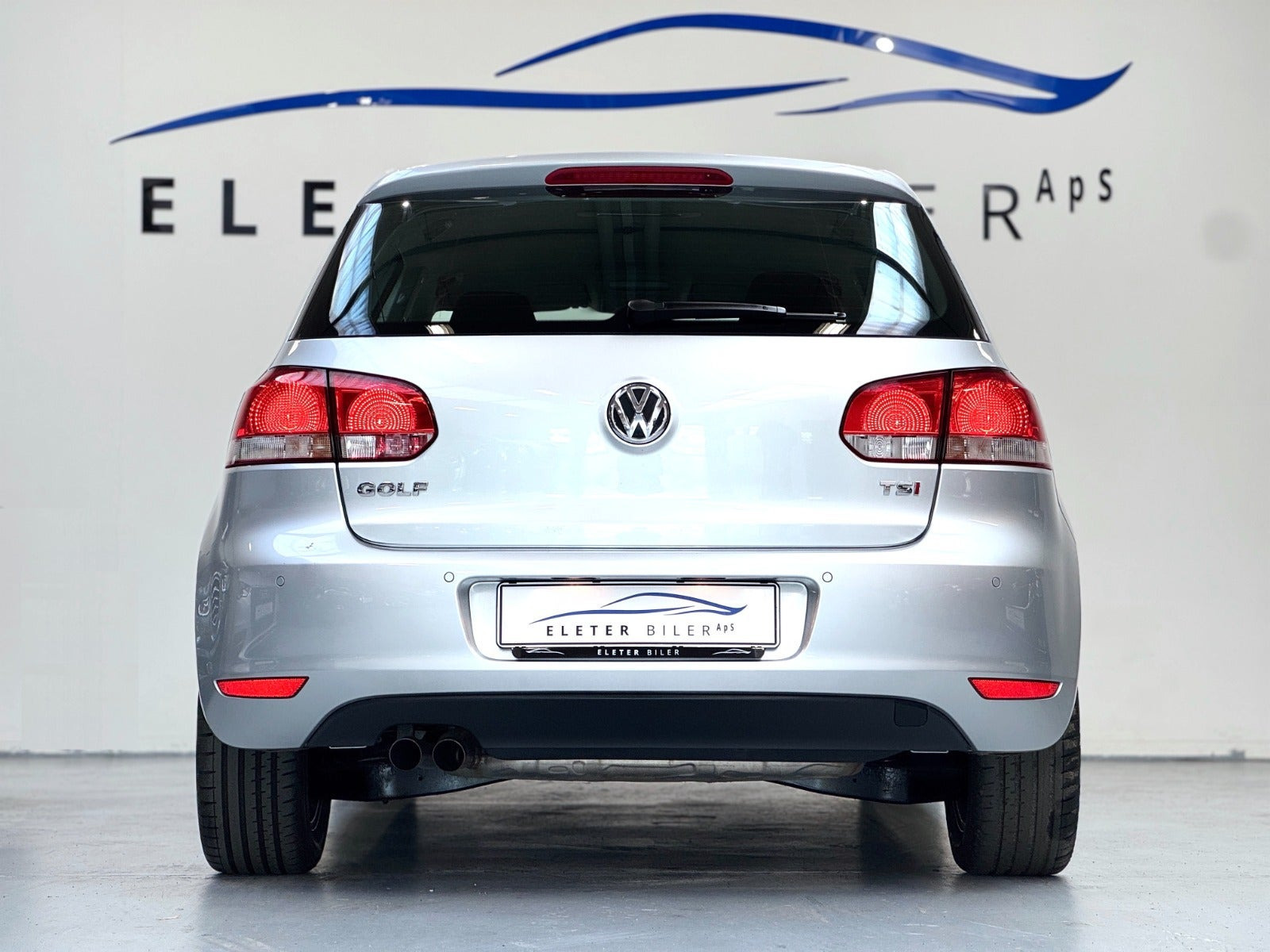 Sølv VW Golf VI fra 2012