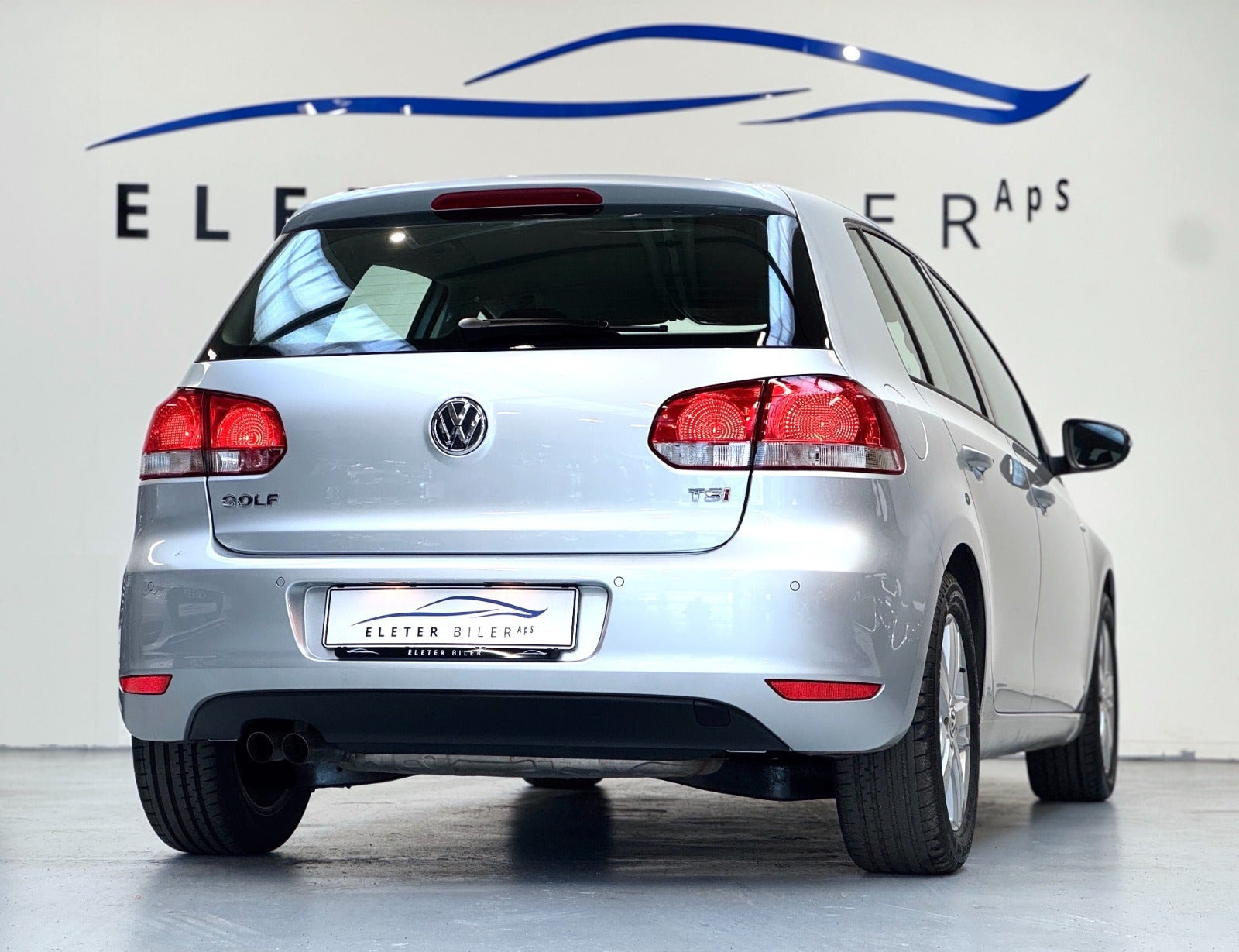 Sølv VW Golf VI fra 2012