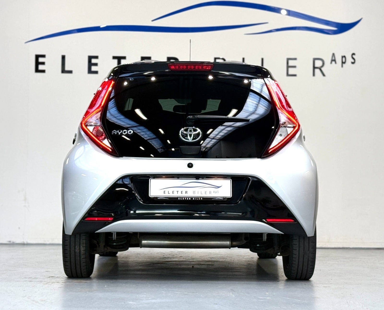 Sølv Toyota Aygo fra 2019