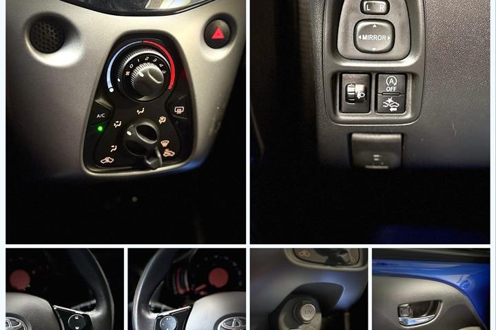 Sølv Toyota Aygo fra 2019