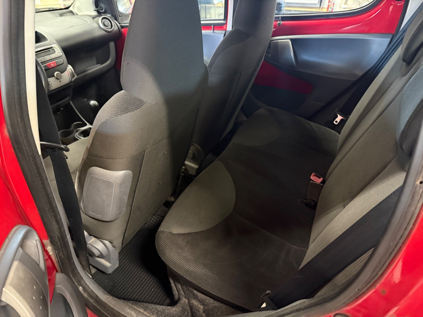 Rød Citroën C1 fra 2006