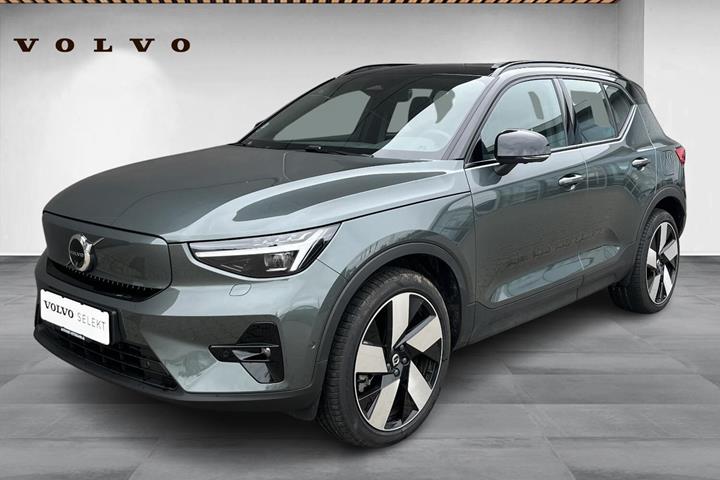 Grøn Volvo EX40 fra 2027