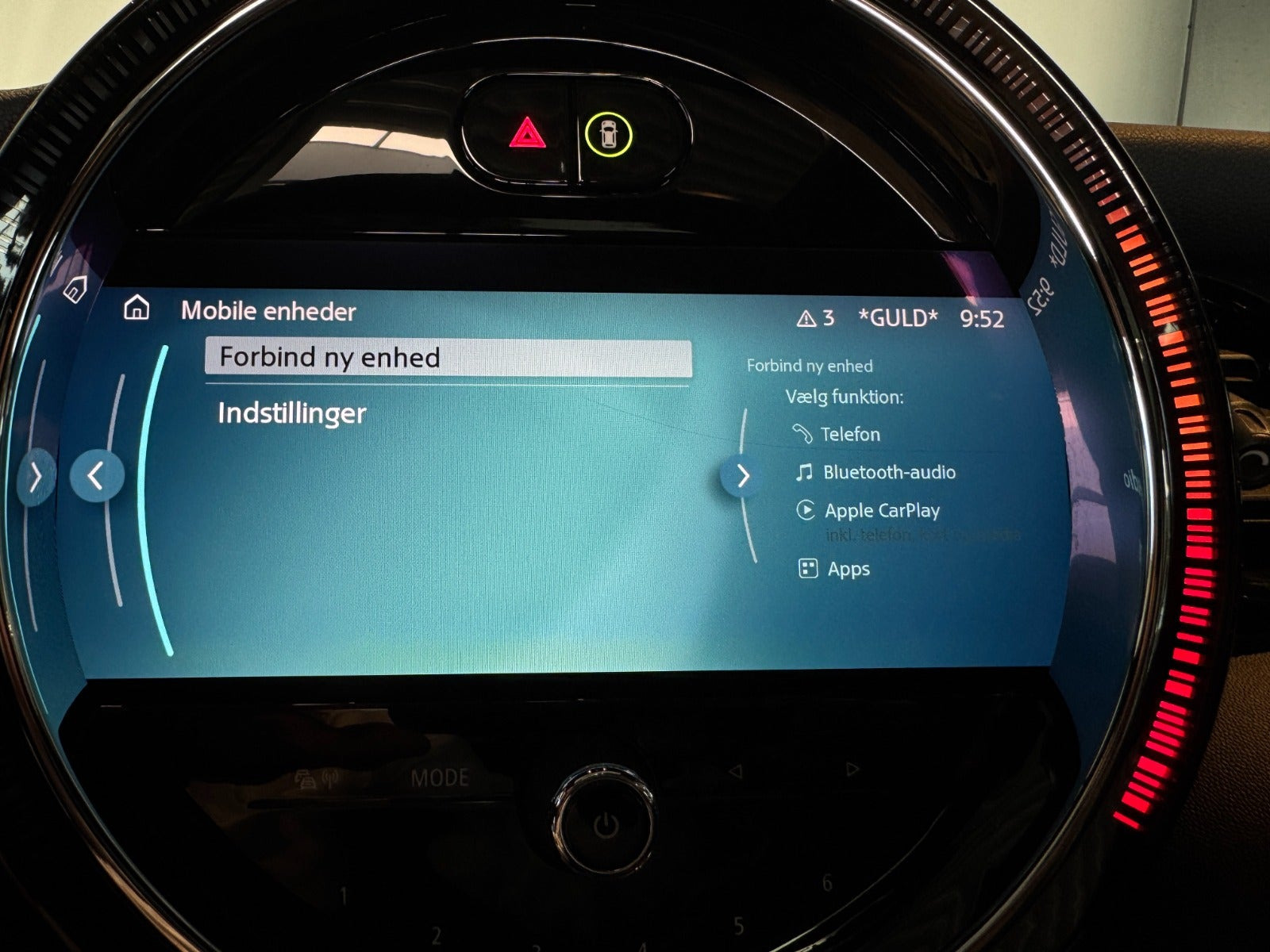 Sort Mini Cooper SE fra 2023