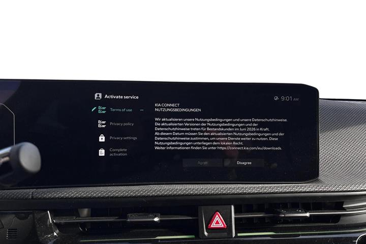 Grå Kia EV6 fra 2025