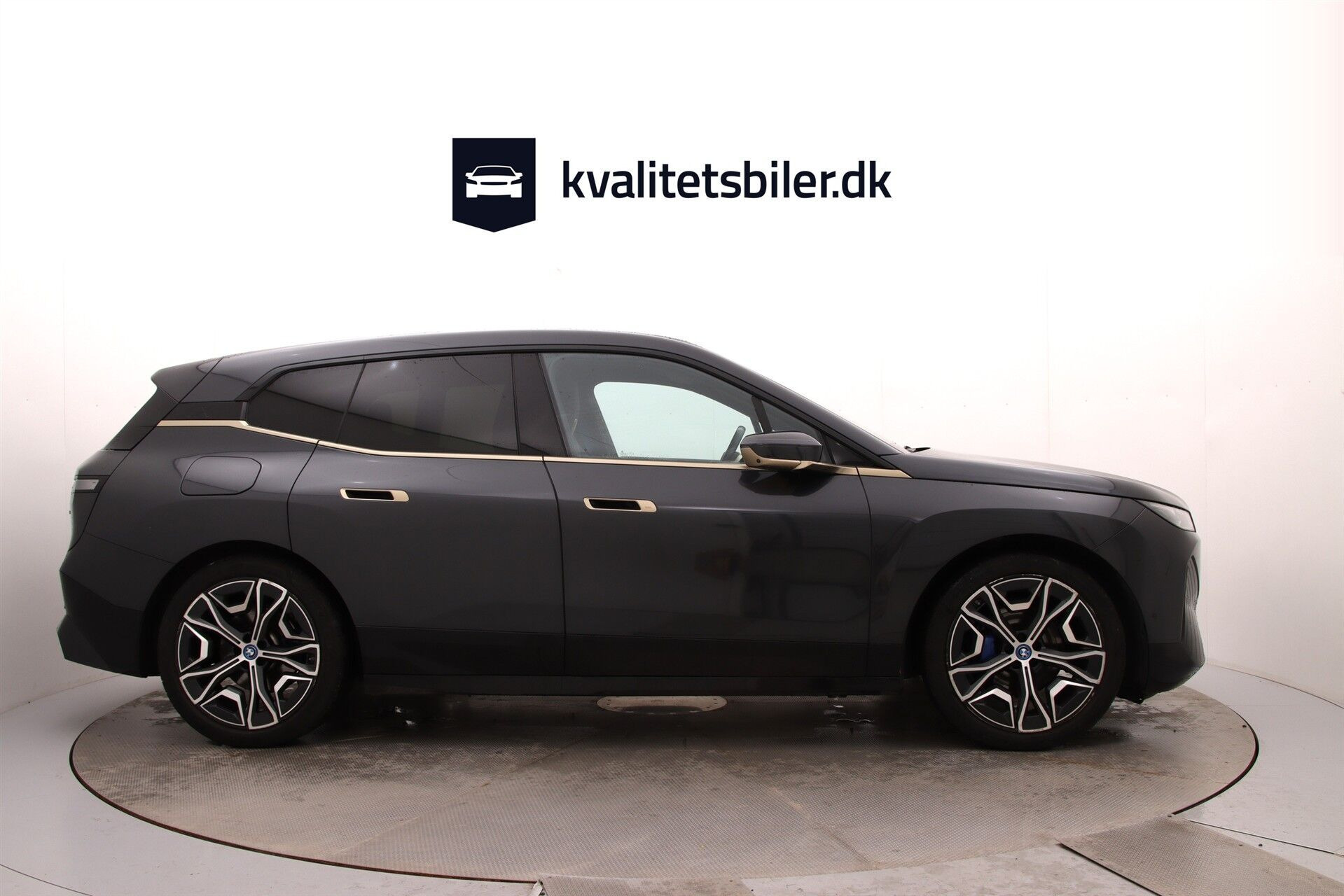 Grå BMW iX fra 2021