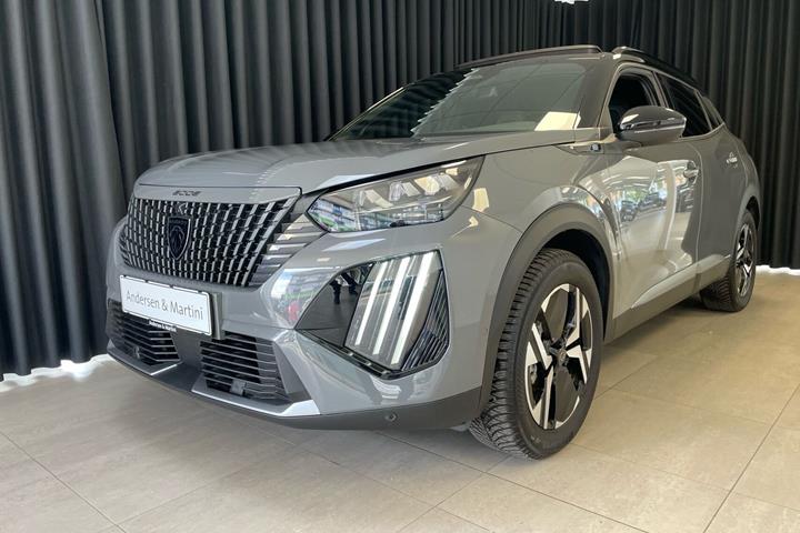 Grå Peugeot e-2008 fra 2026