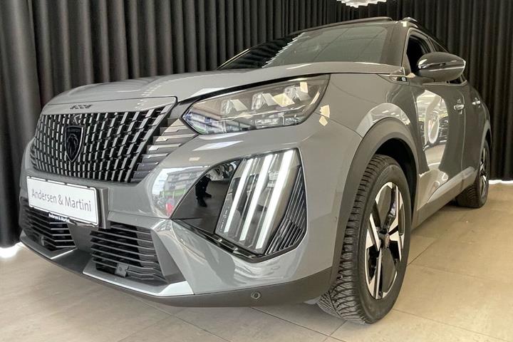 Grå Peugeot e-2008 fra 2026