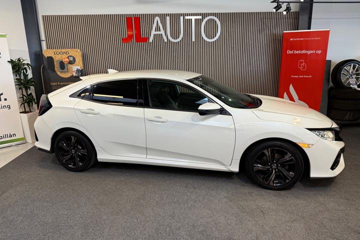 Hvid Honda Civic fra 2018