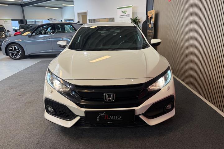 Hvid Honda Civic fra 2018