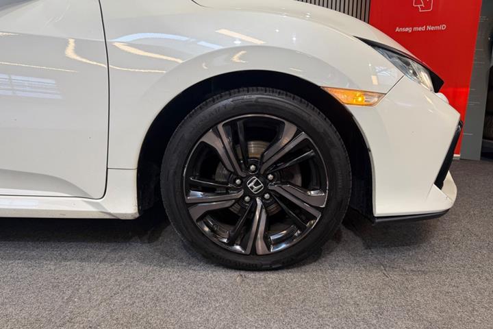 Hvid Honda Civic fra 2018