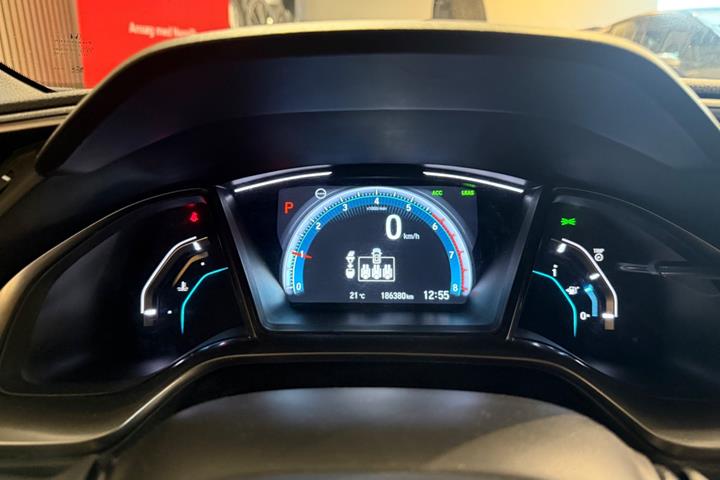 Hvid Honda Civic fra 2018