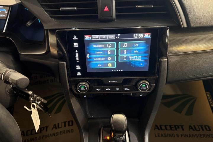Hvid Honda Civic fra 2018