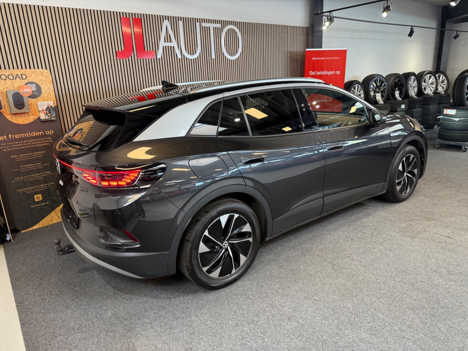 Grå VW ID.4 fra 2021