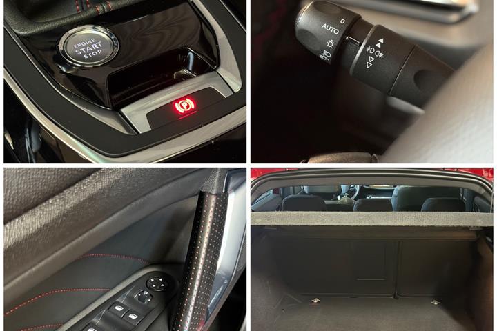 Rød Peugeot 308 fra 2019