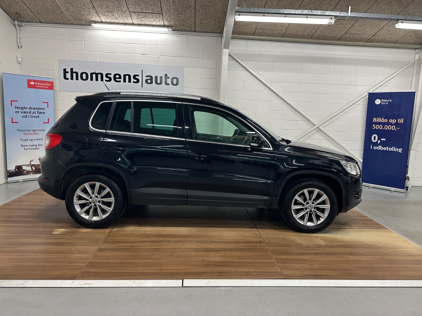 Sort VW Tiguan fra 2008