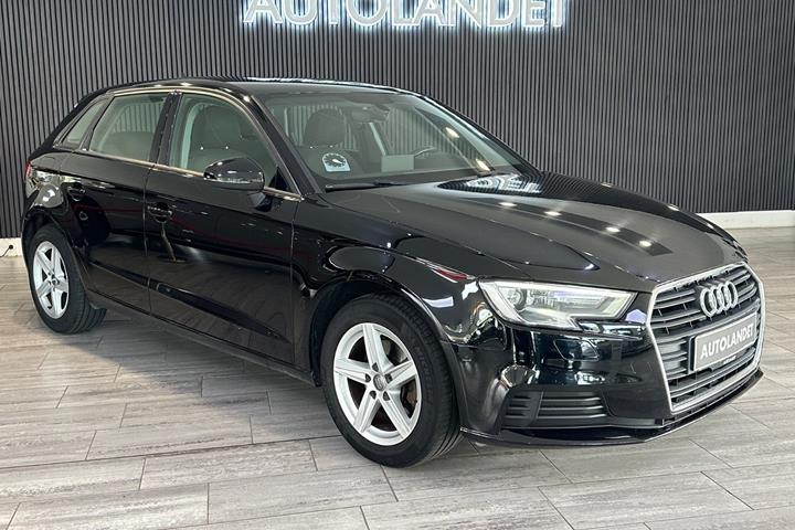 Sort Audi A3 fra 2018