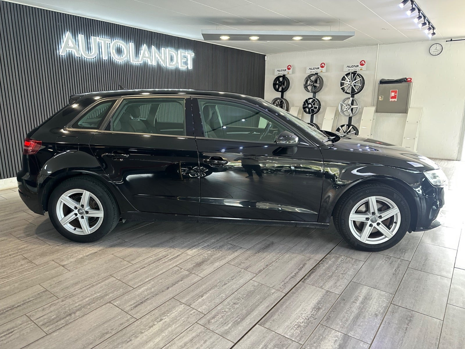 Sort Audi A3 fra 2018