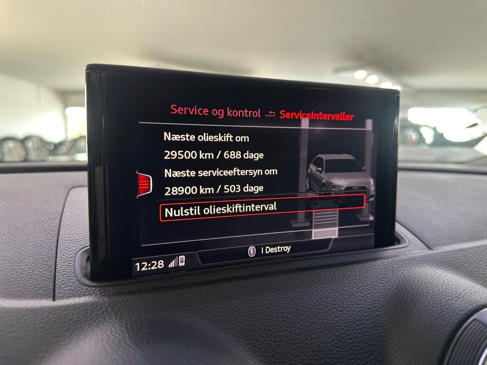 Sort Audi A3 fra 2018