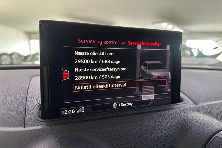 Sort Audi A3 fra 2018