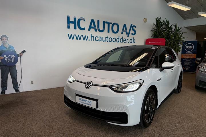 Hvid VW ID.3 fra 2021