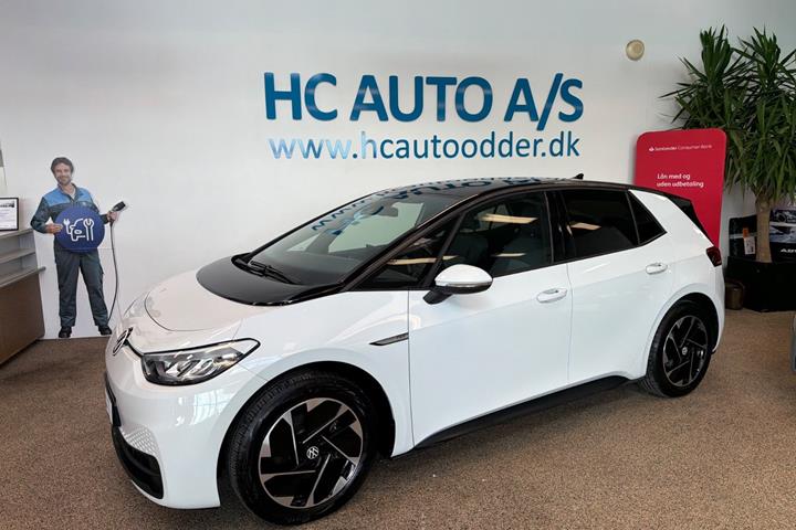 Hvid VW ID.3 fra 2021