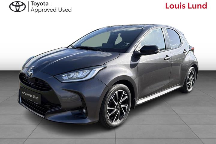 Grå Toyota Yaris fra 2021