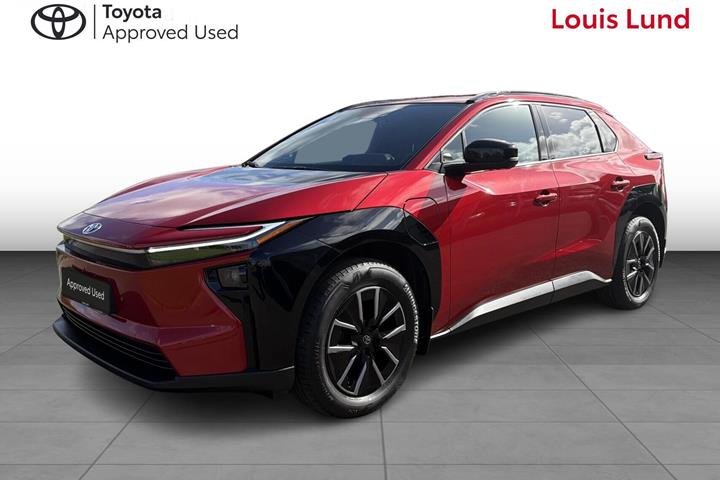 Rød Toyota BZ4X fra 2026