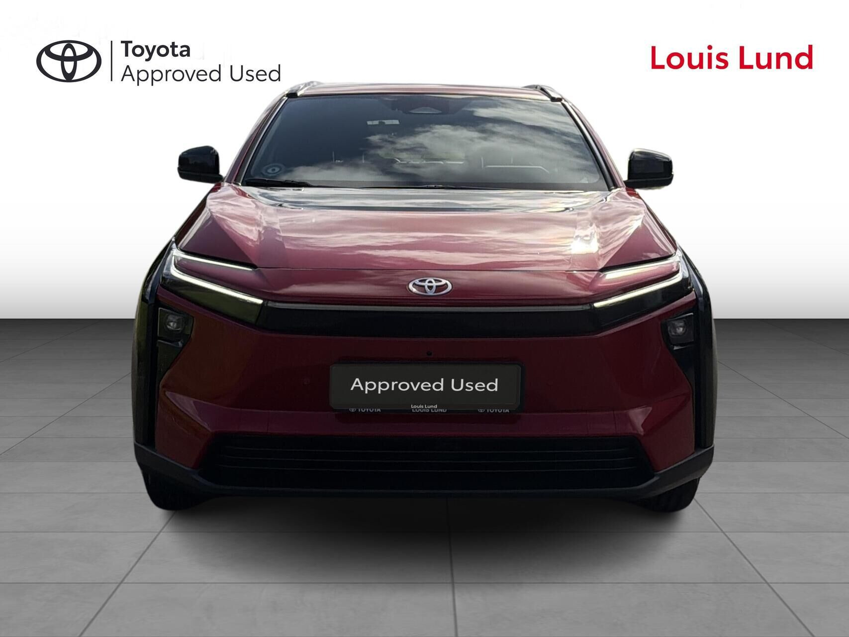 Rød Toyota BZ4X fra 2026