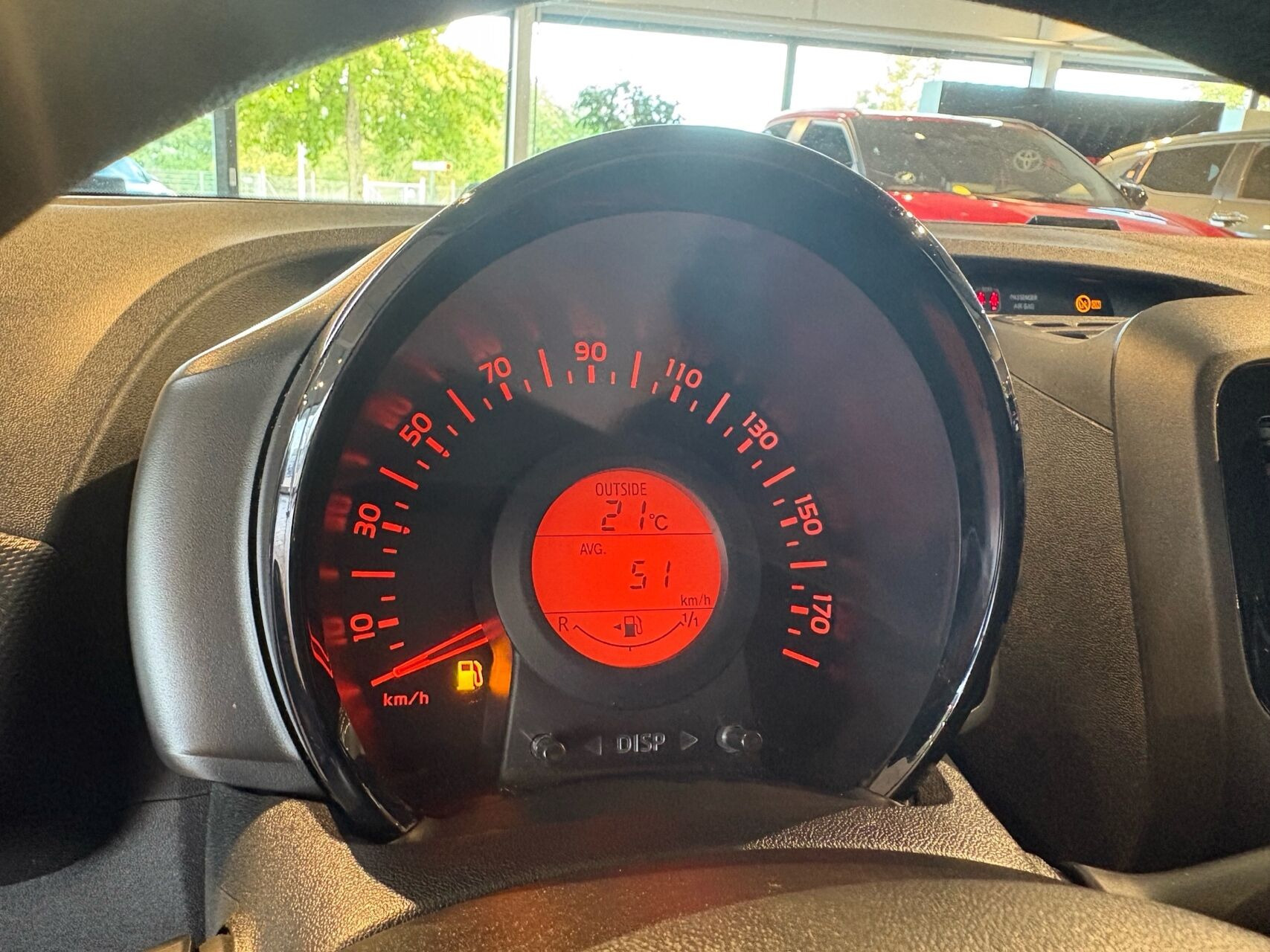 Sort Toyota Aygo fra 2019