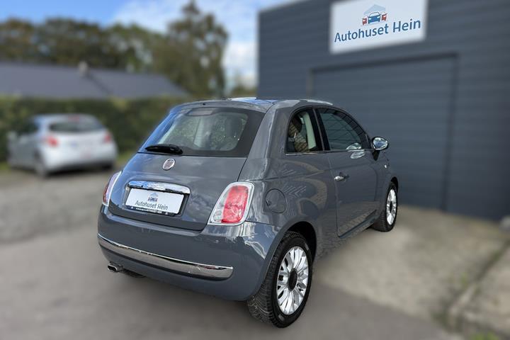 Grå Fiat 500 fra 2014