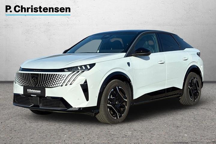 Hvid Peugeot e-3008 fra 2025