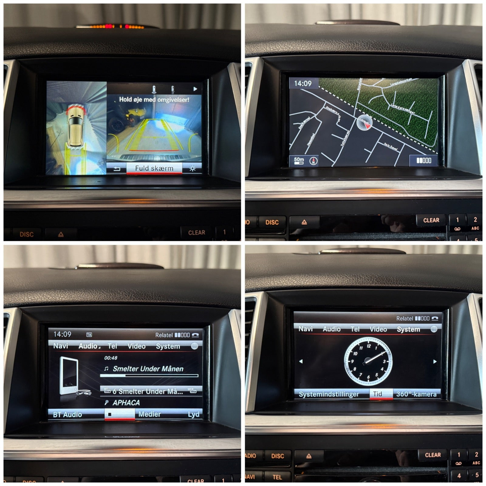 Hvid Mercedes ML350 fra 2013