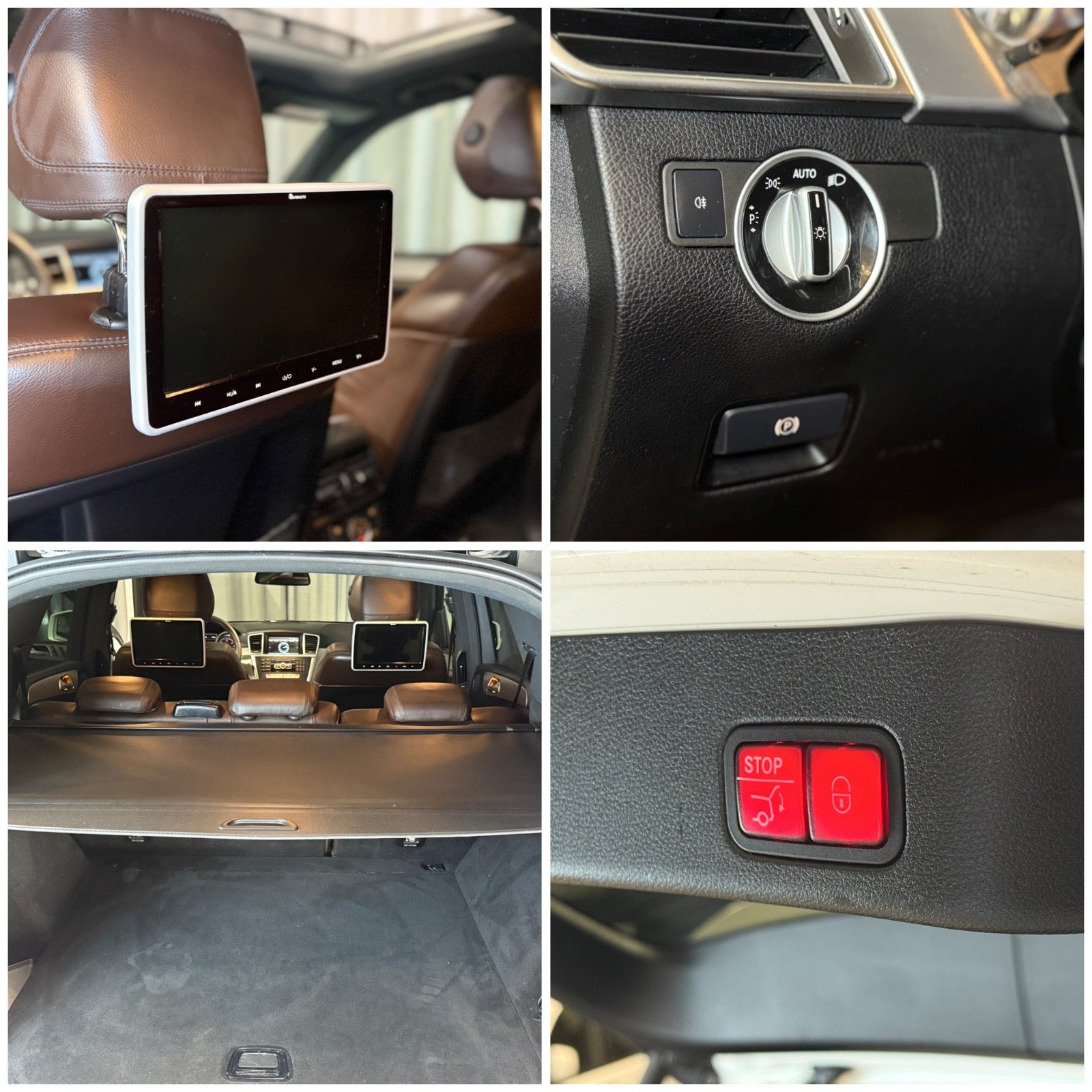 Hvid Mercedes ML350 fra 2013