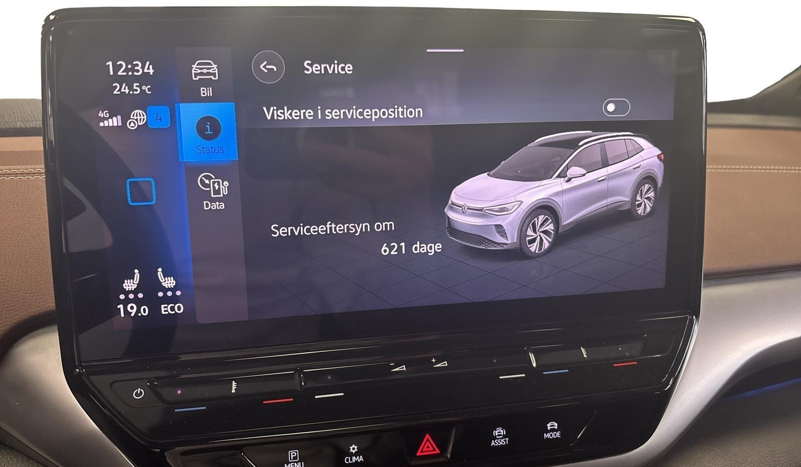 Grå VW ID.4 fra 2022