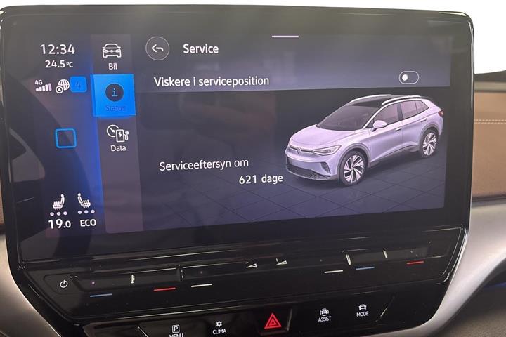 Grå VW ID.4 fra 2022