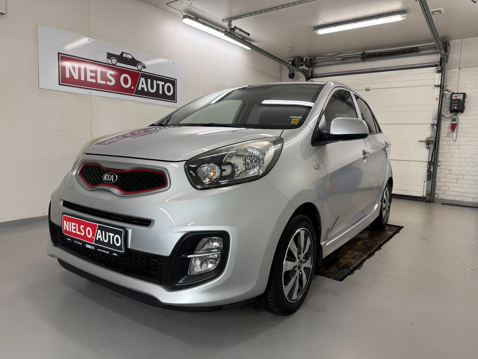Sølv Kia Picanto fra 2015