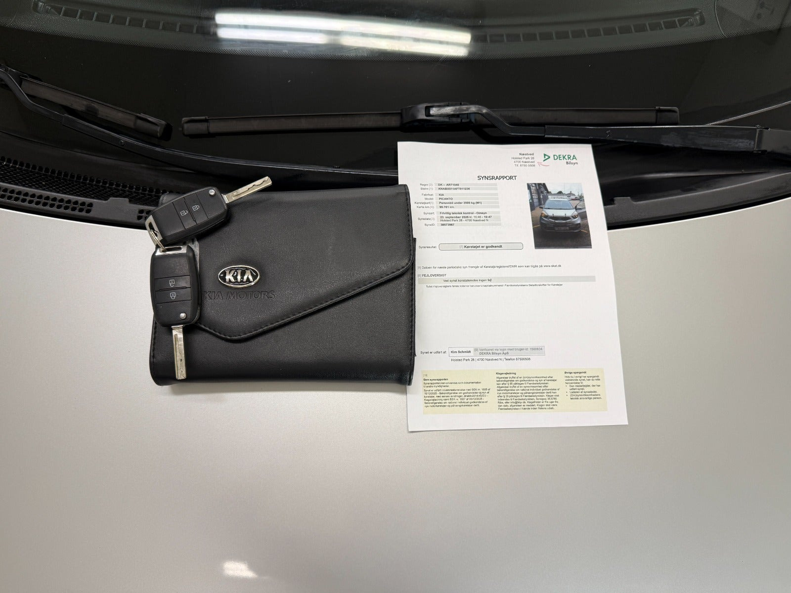 Sølv Kia Picanto fra 2015