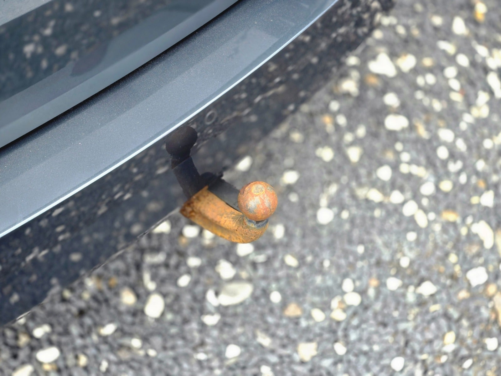 Grå Skoda Fabia fra 2016