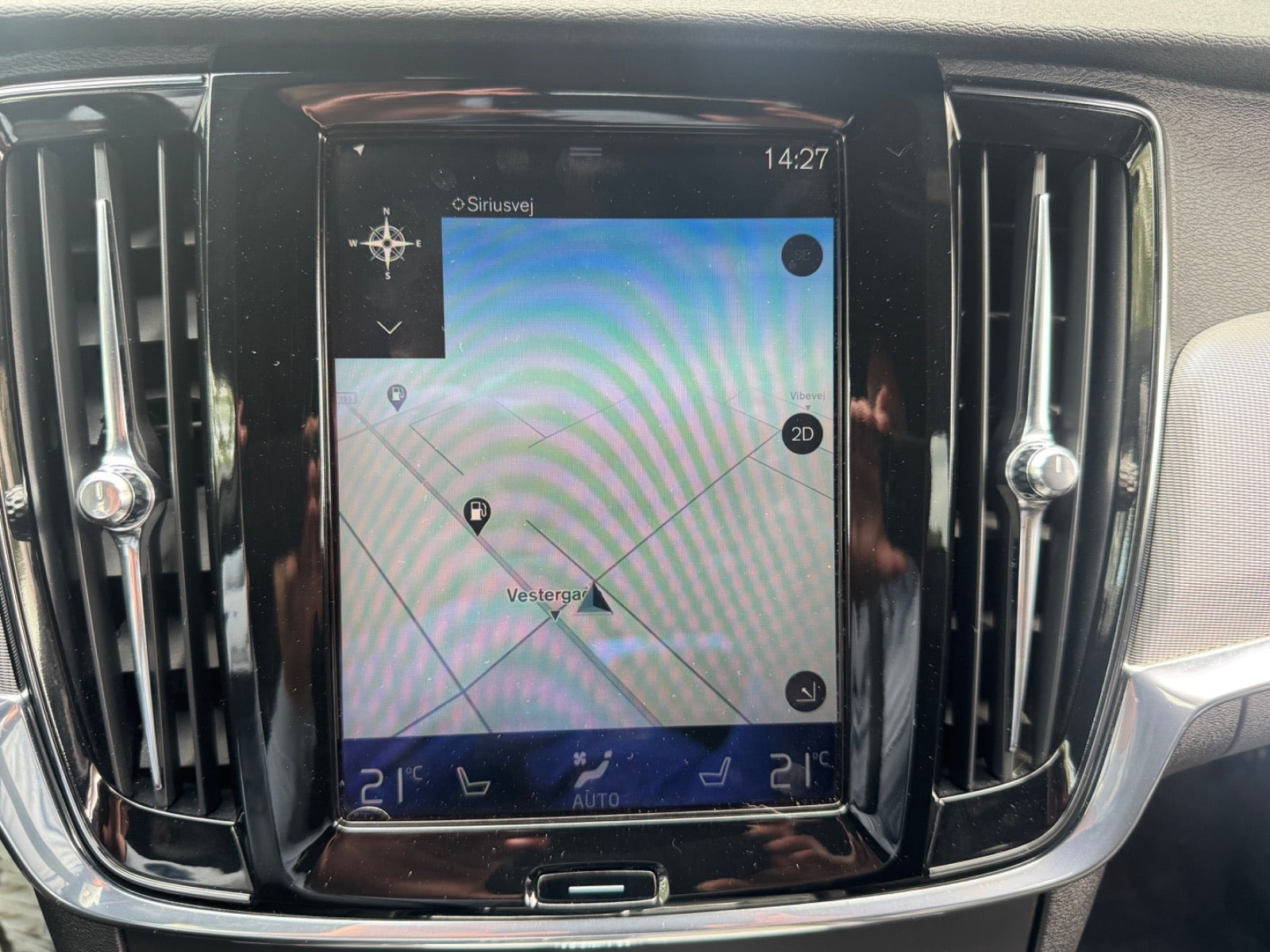 Sort Volvo V90 fra 2018