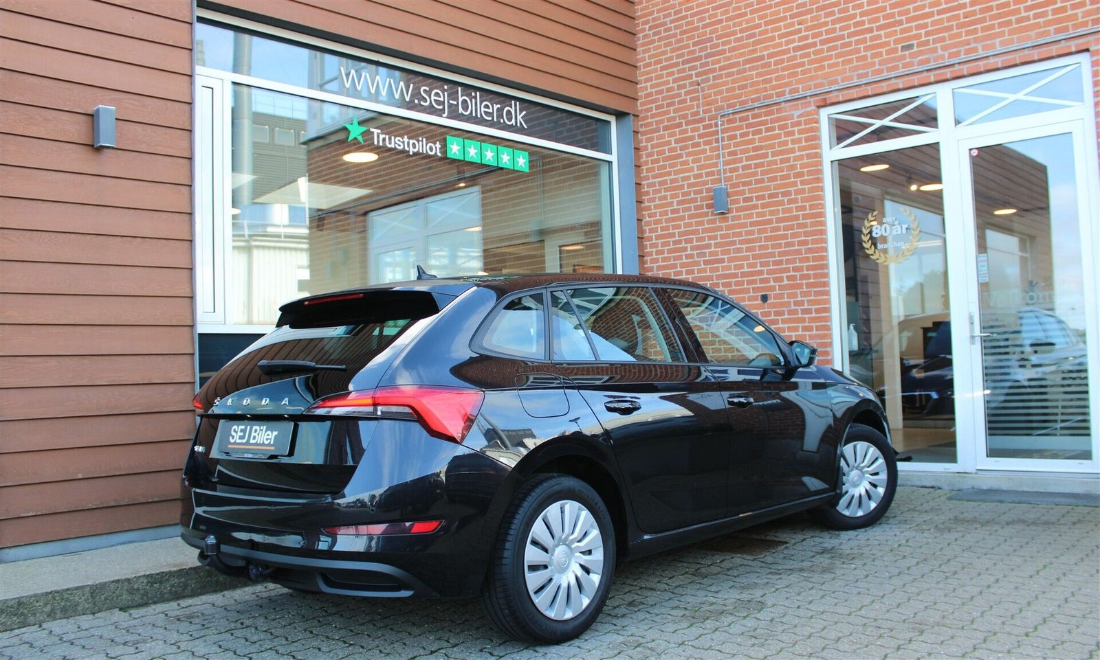 Sort Skoda Scala fra 2020