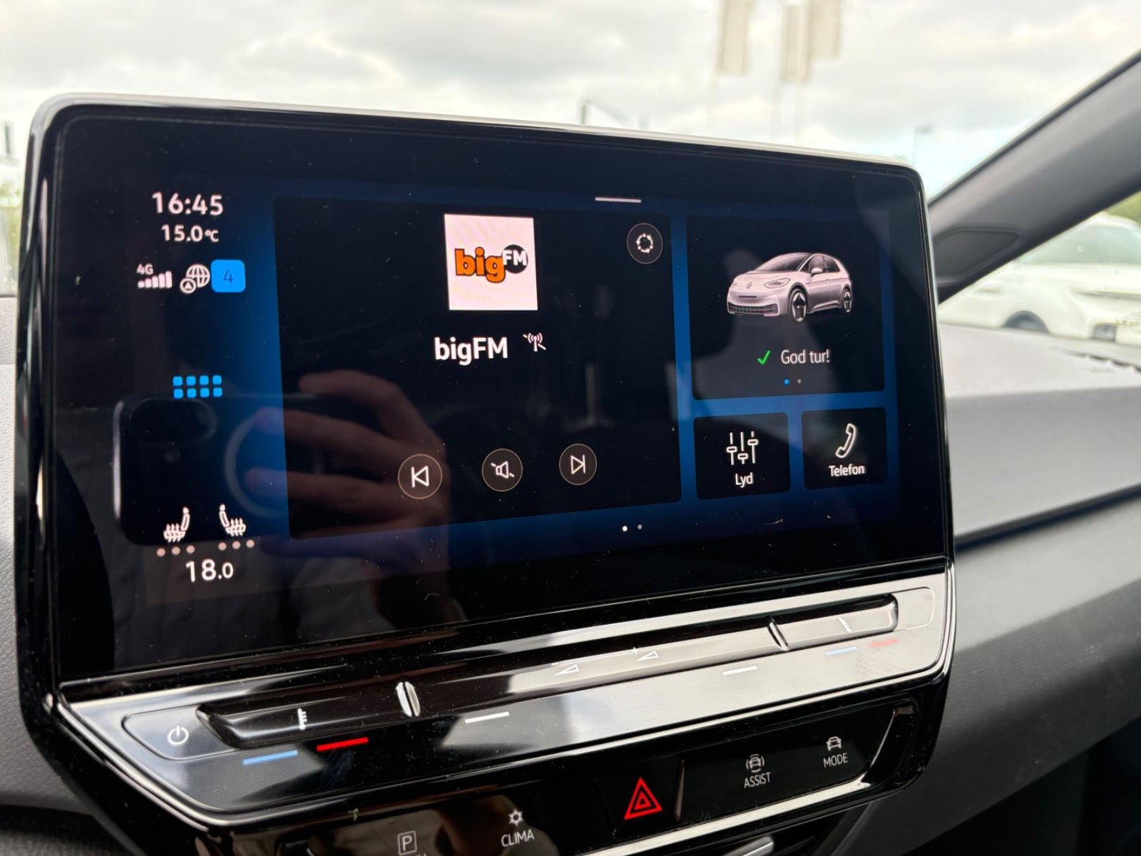 Rød VW ID.3 fra 2023