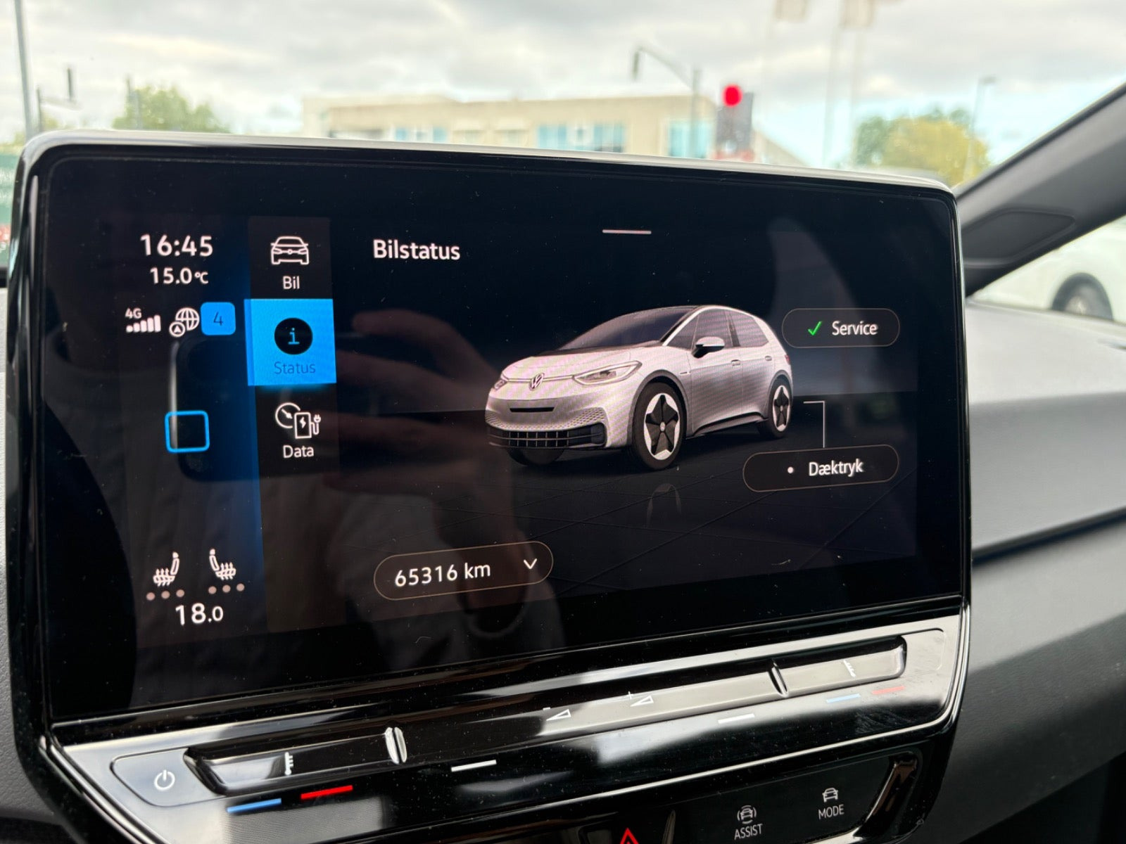 Rød VW ID.3 fra 2023